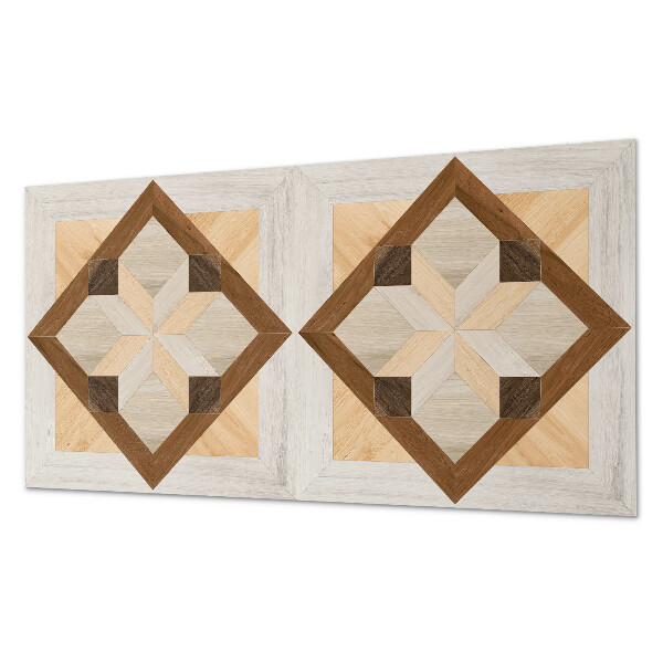 Wandverkleidung paneel Geometrisches Muster in einem Quadrat