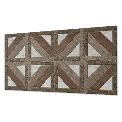 Dekorpaneel Holz- und Betongeometrie