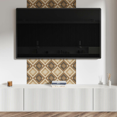 Pvc wandpaneel Geometrisches Schachbrettmuster