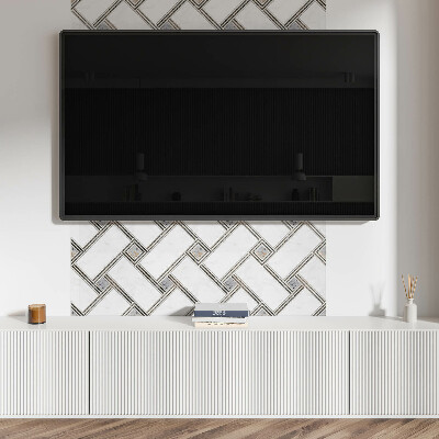 Pvc wandpaneel Geometrisches Muster mit Linien
