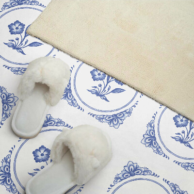 Pvc wandpaneel Blumenmuster in einem Kreis