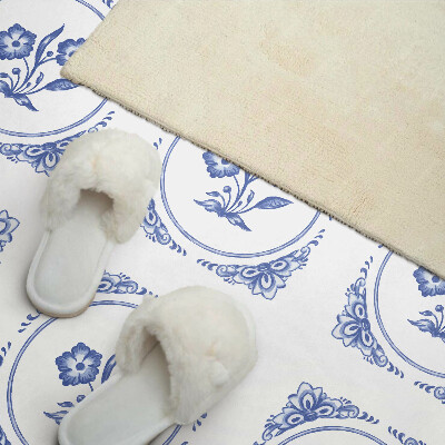 Pvc wandpaneel Blumenmuster in einem Kreis