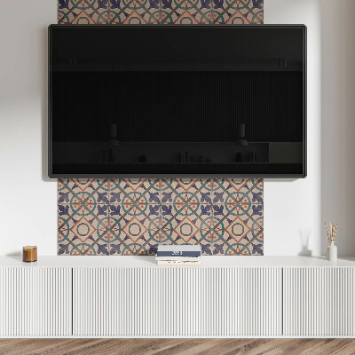 Pvc wandpaneel Geometrisches Muster mit Kreisen
