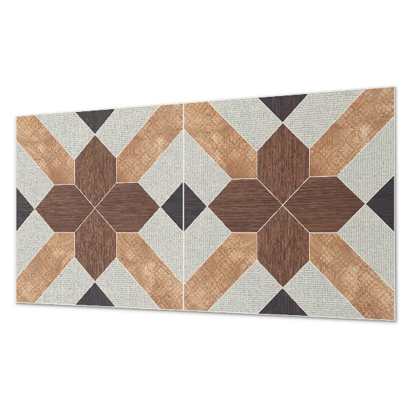 Dekorpaneel Geometrisches Muster mit Motiv