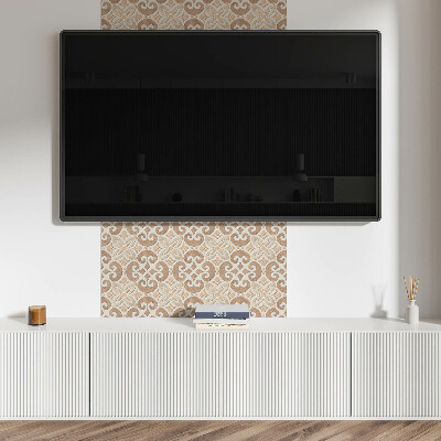 Wandverkleidung paneel Blumenmuster mit Ornamenten