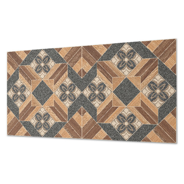 Pvc wandpaneel Muster mit floralen Motiven