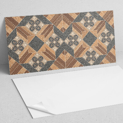 Pvc wandpaneel Muster mit floralen Motiven