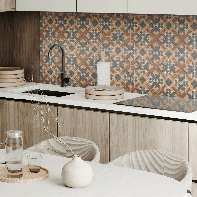 Pvc wandpaneel Muster mit floralen Motiven
