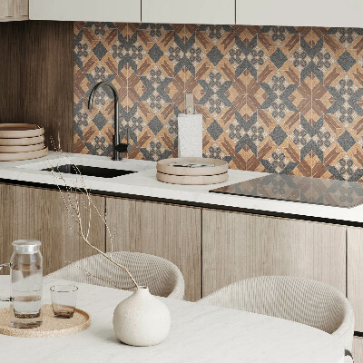 Pvc wandpaneel Muster mit floralen Motiven