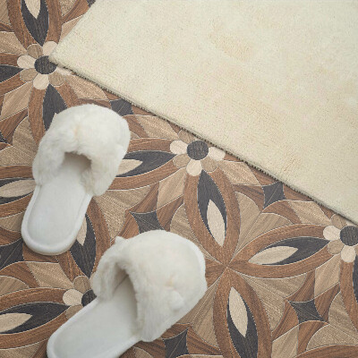 Wandverkleidung paneel Blumenmuster aus Holz
