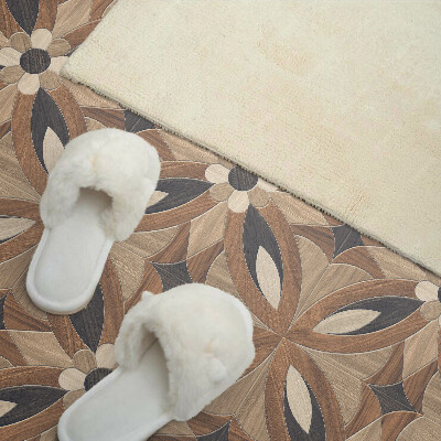 Wandverkleidung paneel Blumenmuster aus Holz