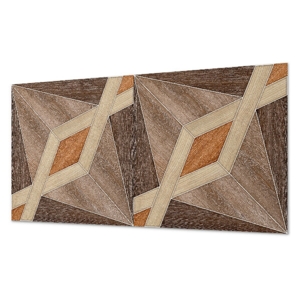 Pvc wandpaneel Geometrisches Holzmuster