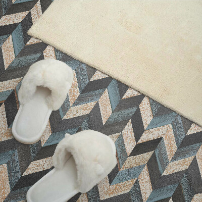 Wandverkleidung paneel Zickzack-Muster mit Holz