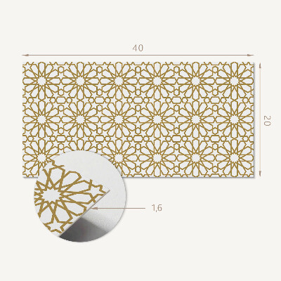 Pvc wandpaneel Geometrisches Muster mit Sternen