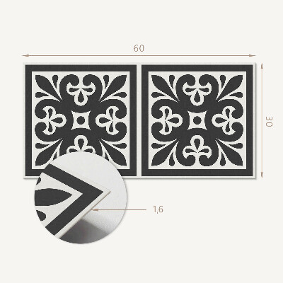 Wandverkleidung paneel Muster mit eleganten Motiven