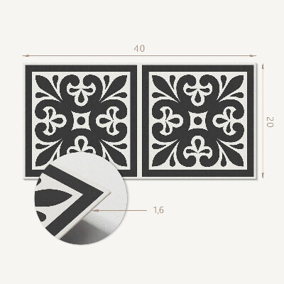 Wandverkleidung paneel Muster mit eleganten Motiven