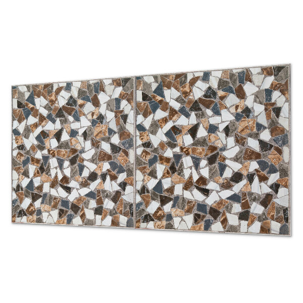 Wandverkleidung paneel Mosaik mit verschiedenen Formen