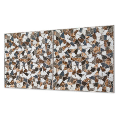 Wandverkleidung paneel Mosaik mit verschiedenen Formen