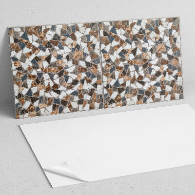 Wandverkleidung paneel Mosaik mit verschiedenen Formen