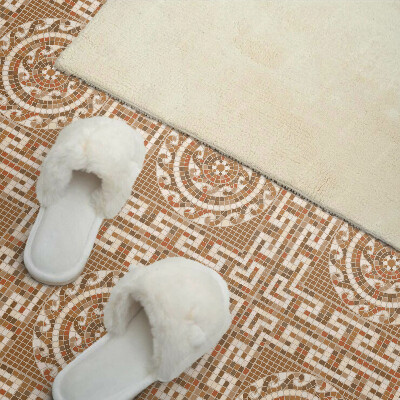 Pvc wandpaneel Mosaik mit kreisförmigem Muster