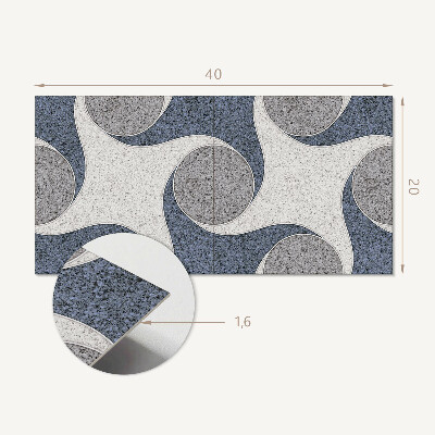 Pvc wandpaneel Abstraktes Mosaikmuster
