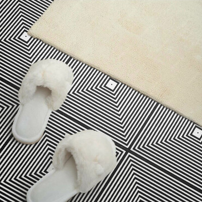 Pvc wandpaneel Konzentrische Linien in Quadraten