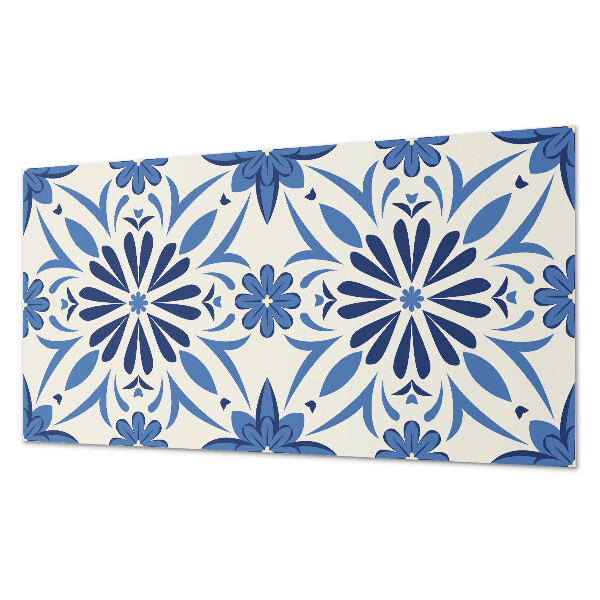 Pvc wandpaneel Blumenmuster auf dem Hintergrund