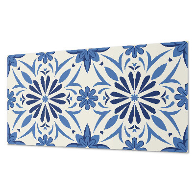 Pvc wandpaneel Blumenmuster auf dem Hintergrund