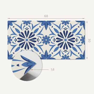 Pvc wandpaneel Blumenmuster auf dem Hintergrund