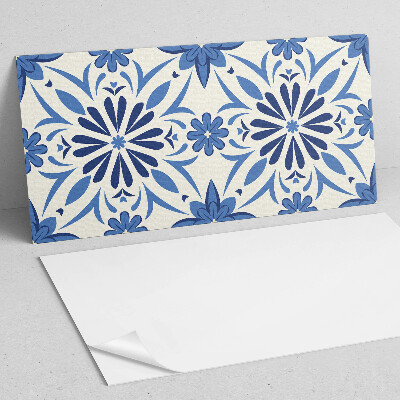 Pvc wandpaneel Blumenmuster auf dem Hintergrund