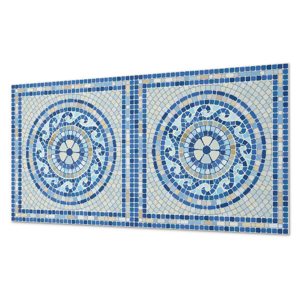 Pvc wandpaneel Mosaik in Himmelstönen