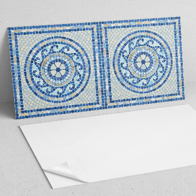 Pvc wandpaneel Mosaik in Himmelstönen