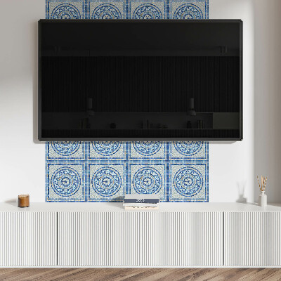 Pvc wandpaneel Mosaik in Himmelstönen