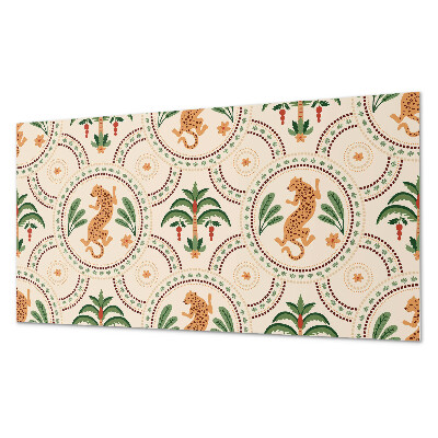 Pvc wandpaneel Tropischer Leopardendruck