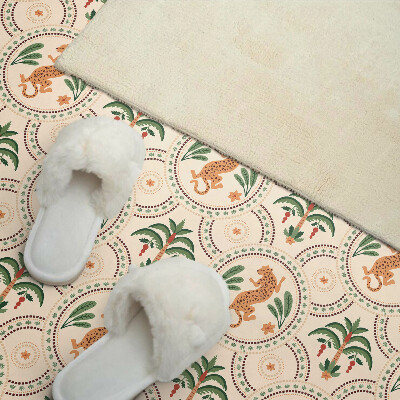 Pvc wandpaneel Tropischer Leopardendruck