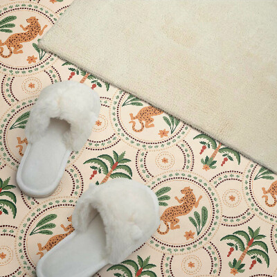 Pvc wandpaneel Tropischer Leopardendruck