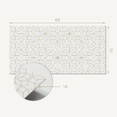 Wandverkleidung paneel Geometrisches Blumenmuster
