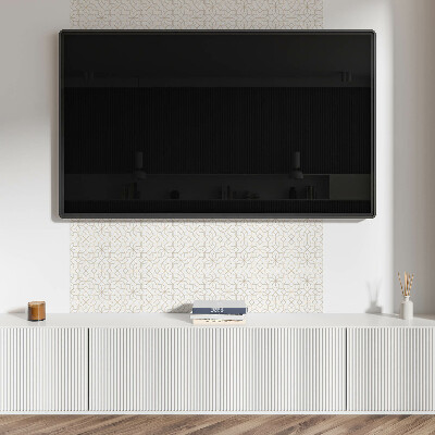 Wandverkleidung paneel Geometrisches Blumenmuster
