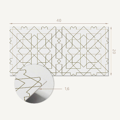 Dekorpaneel Geometrisches Linienmuster