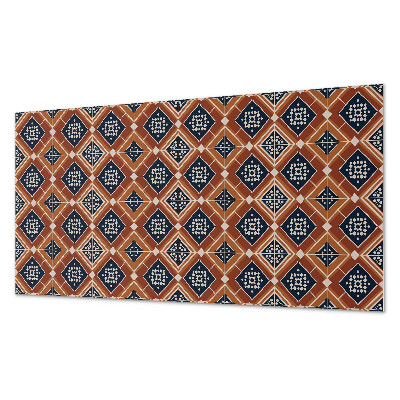 Wandverkleidung paneel Geometrie in Braun und Weiß