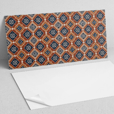 Wandverkleidung paneel Geometrie in Braun und Weiß