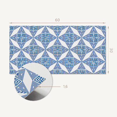 Pvc wandpaneel Geometrisches Gittermuster