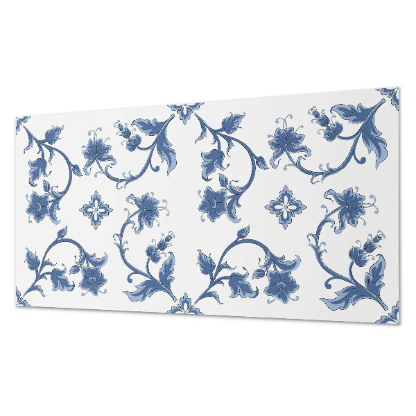 Wandverkleidung paneel Blumenmuster auf dem Hintergrund