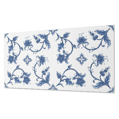 Wandverkleidung paneel Blumenmuster auf dem Hintergrund