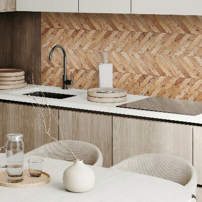 Pvc wandpaneel Diagonales Brettmuster