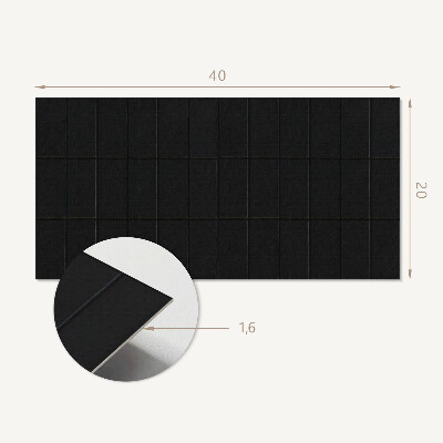 Wandverkleidung paneel Geometrisches Muster aus Rechtecken