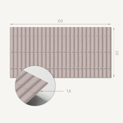 Pvc wandpaneel Parallele Streifenstruktur