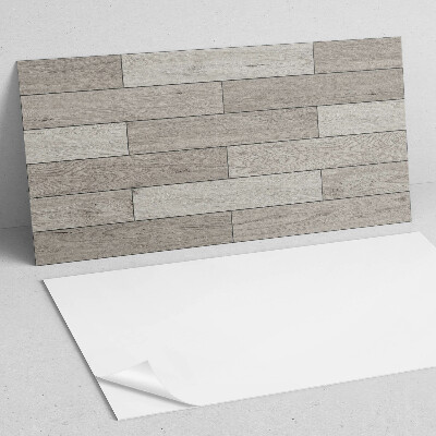 Pvc wandpaneel Holzfarbene Bretter