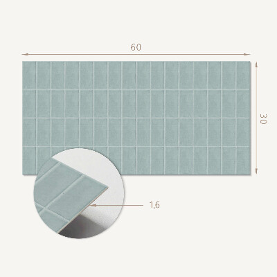 Pvc wandpaneel Geometrisches Fliesenmuster