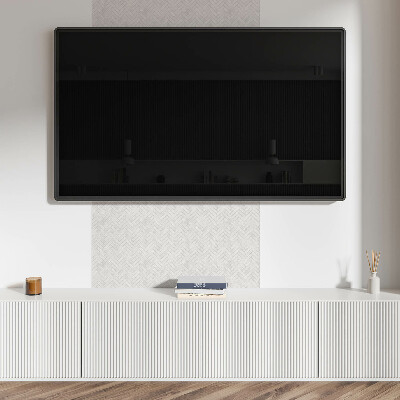 Pvc wandpaneel 3D-Fischgrätenmuster